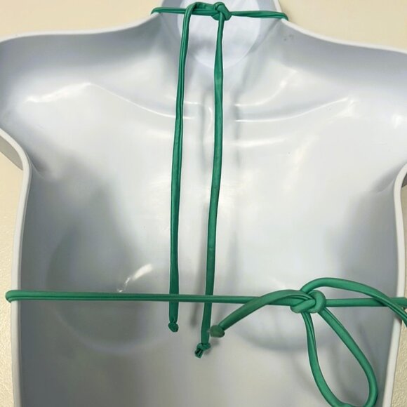 Sofia by VIX NWT Bikini Top LARGE Tribal Beaded Halter Swim Top Adjustable Ties - Picture 4 of 6